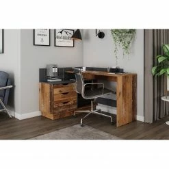 Fredriks Eckschreibtisch Vernie - Altholz Dekor 12 Fredriks Eckschreibtisch Vernie - Altholz Dekor -BÜROMÖBEL Verkaufsgeschäft 1000280771 210903 15094300003 MOOD DETAILS P000000001000280771 mood