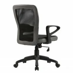 Fredriks Bürodrehstuhl Pialba - Kunstleder & Mesh / Kunststoff - Schwarz / Dunkelgrau -BÜROMÖBEL Verkaufsgeschäft 1000280786 210809 06062700031 DETAILS P000000001000280786