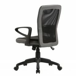 Fredriks Bürodrehstuhl Pialba - Kunstleder & Mesh / Kunststoff - Schwarz / Dunkelgrau -BÜROMÖBEL Verkaufsgeschäft 1000280786 210809 06062700033 DETAILS P000000001000280786