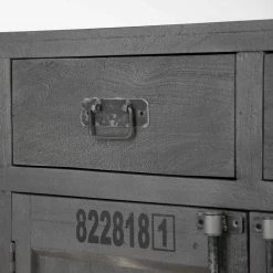 Wolf-Möbel Sideboard Container - Akazie Grau -BÜROMÖBEL Verkaufsgeschäft 1000281790 220616 035 DETAILS P000000001000281790