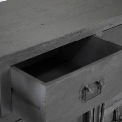 Wolf-Möbel Sideboard Container - Akazie Grau -BÜROMÖBEL Verkaufsgeschäft 1000281790 220616 039 DETAILS P000000001000281790