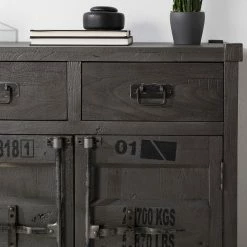 Wolf-Möbel Sideboard Container - Akazie Grau -BÜROMÖBEL Verkaufsgeschäft 1000281790 220621 021 MOOD DETAILS P000000001000281790 mood