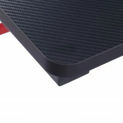 Fredriks Gaming Tisch Emil - Carbon Dekor / Schwarz / Rot -BÜROMÖBEL Verkaufsgeschäft 1000283347 211214 12413900087 DETAILS P000000001000283347