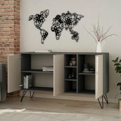 Loftscape Sideboard Caceres - Metall - Mocha / Grau 8 Loftscape Sideboard Caceres - Metall - Mocha / Grau -BÜROMÖBEL Verkaufsgeschäft 1000284344 210809 06083400098 MOOD DETAILS P000000001000284344 mood