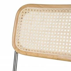 Mørteens Bürostuhl Ramon - Rattan / Buche massiv / Stahl - Beige / Buche / Chrom -BÜROMÖBEL Verkaufsgeschäft 1000285156 220524 050 DETAILS P000000001000285156