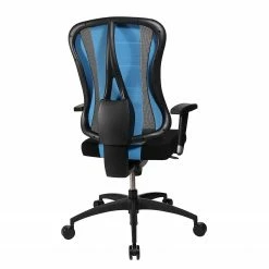 Topstar Bürodrehstuhl Soft Point Syncro - Blau -BÜROMÖBEL Verkaufsgeschäft 1000285220 210907 15265100129 DETAILS P000000001000285220