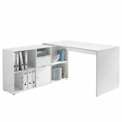 Furnitive Eckschreibtisch Lena - Weiß