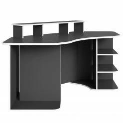 Furnitive Eckschreibtisch Crosswoods I - Anthrazit / Weiß -BÜROMÖBEL Verkaufsgeschäft 1000288195 210827 12165000004 DETAILS P000000001000288195