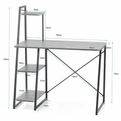 FLHF Schreibtisch-Kombination Ren - Ahorn Dekor Dunkel -BÜROMÖBEL Verkaufsgeschäft 1000288998 210902 09115900133 SKETCH DETAILS P000000001000288998 sketch