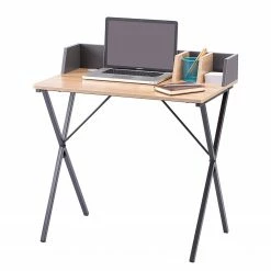 FLHF Schreibtisch Larm - Eiche Dekor / Schwarz -BÜROMÖBEL Verkaufsgeschäft 1000289001 210902 09120000152 DETAILS P000000001000289001