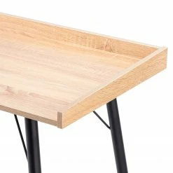 FLHF Schreibtisch Fey - Eiche Dekor / Schwarz -BÜROMÖBEL Verkaufsgeschäft 1000289009 210902 09120300221 DETAILS P000000001000289009