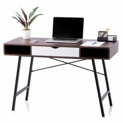 FLHF Schreibtisch Kayl - Ahorn Dekor Dunkel -BÜROMÖBEL Verkaufsgeschäft 1000289012 210902 09120400252 DETAILS P000000001000289012