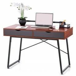 FLHF Schreibtisch Olm - Walnuss Dekor -BÜROMÖBEL Verkaufsgeschäft 1000289025 210902 09120700326 DETAILS P000000001000289025