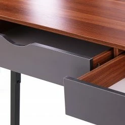 FLHF Schreibtisch Olm - Walnuss Dekor -BÜROMÖBEL Verkaufsgeschäft 1000289025 210902 09120700328 DETAILS P000000001000289025