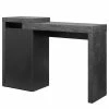 Temahome Schreibtisch Detroit - Wabenplatte - Beton Dekor / Schwarz -BÜROMÖBEL Verkaufsgeschäft 1000289237 210902 12454700001 IMAGE P000000001000289237