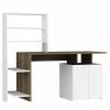 Fredriks Schreibtisch-Kombination Milli - Walnuss Dekor / Weiß
