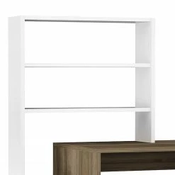 Fredriks Schreibtisch-Kombination Milli - Walnuss Dekor / Weiß -BÜROMÖBEL Verkaufsgeschäft 1000289488 210908 14360600017 DETAILS P000000001000289488