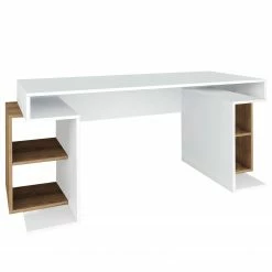 Fredriks Schreibtisch Mountain - Walnuss Dekor / Weiß