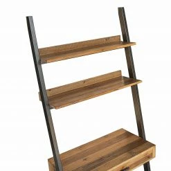 Ars manufacti Wandschreibtisch Tamati - Pinie massiv / Edelstahl - Pinie / Schwarz -BÜROMÖBEL Verkaufsgeschäft 1000291189 220610 045 DETAILS P000000001000291189