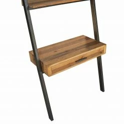 Ars manufacti Wandschreibtisch Tamati - Pinie massiv / Edelstahl - Pinie / Schwarz -BÜROMÖBEL Verkaufsgeschäft 1000291189 220610 050 DETAILS P000000001000291189