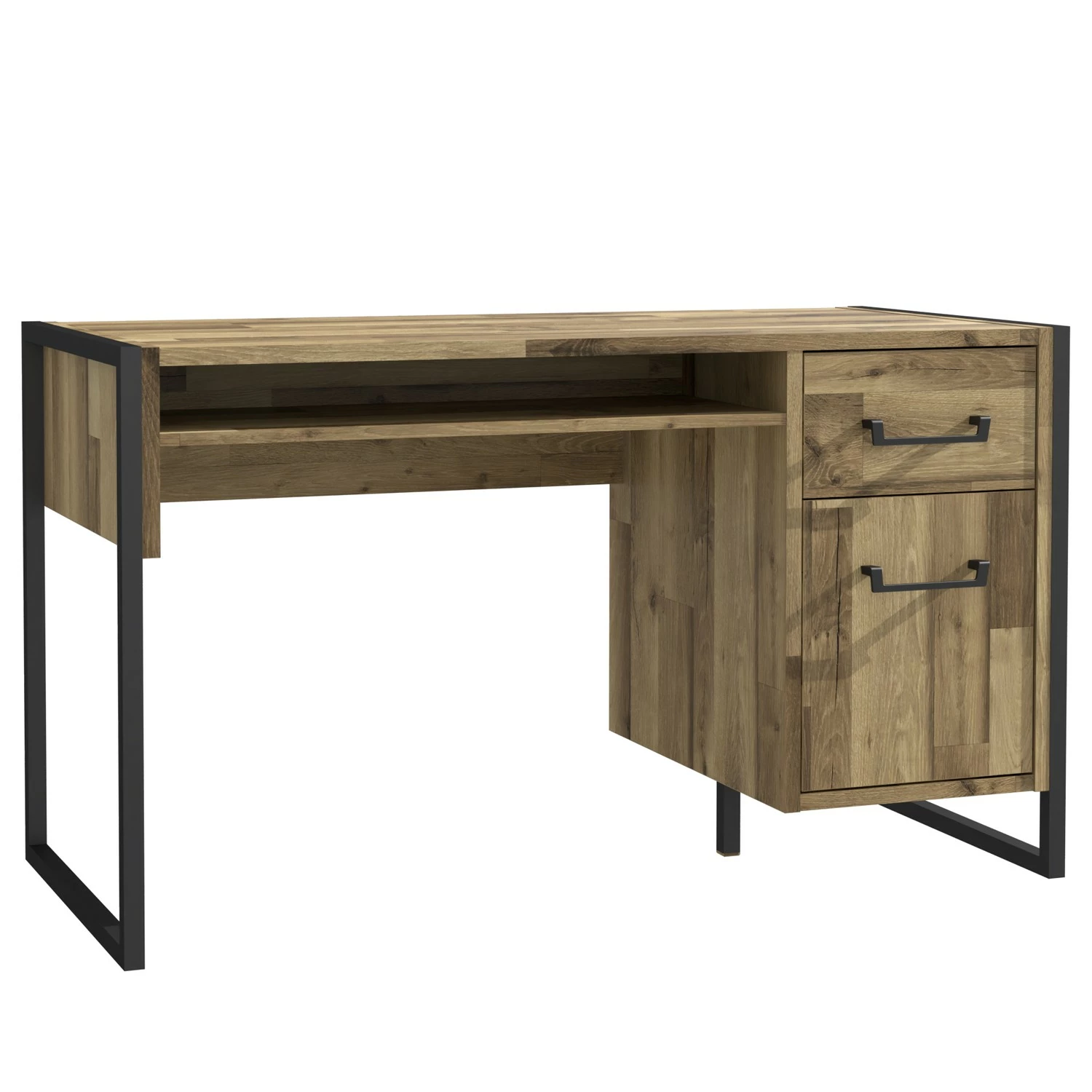 Ars manufacti Büroset Voru (3-teilig) - Eiche Stirling Dekor / Dunkelgrau 9 Ars manufacti Büroset Voru (3-teilig) - Eiche Stirling Dekor / Dunkelgrau – Bild 7