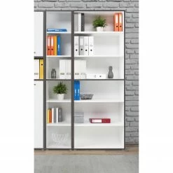 Fredriks Büroset Kendrick I (7-teilig) - Weiß / Grau 25 Fredriks Büroset Kendrick I (7-teilig) - Weiß / Grau -BÜROMÖBEL Verkaufsgeschäft 1000292008 211006 14100900160 MOOD DETAILS P000000001000292008 mood