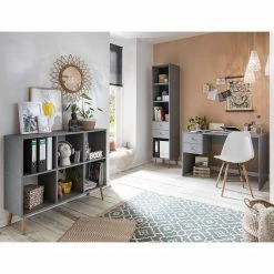 Schildmeyer Aktenregal Jonte - Grau / Eiche -BÜROMÖBEL Verkaufsgeschäft 1000296210 210927 08194500045 MOOD DETAILS P000000001000296210 mood