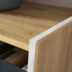 Germania Sideboard GW-Indianapolis - Eiche Navarra Dekor / Weiß -BÜROMÖBEL Verkaufsgeschäft 1000296405 210927 094703000035 DETAILS P000000001000296405