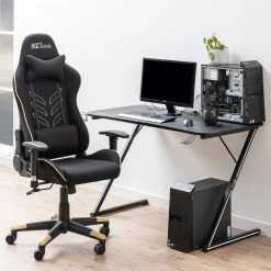 Fredriks Gaming Tisch Evale - Schwarz -BÜROMÖBEL Verkaufsgeschäft 1000297636 211007 08054500050 MOOD DETAILS P000000001000297636 mood