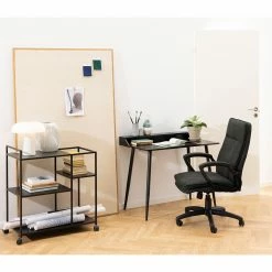 Fredriks Schreibtisch Joy - Esche Schwarz Dekor -BÜROMÖBEL Verkaufsgeschäft 1000297654 211007 08054800191 MOOD DETAILS P000000001000297654 mood