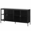 Loftscape Sideboard Angelus - Metall - Schwarz - Breite: 170 cm