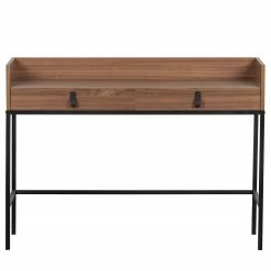 Fredriks Schreibtisch Boonton - Echtholz furniert / Metall - Walnuss / Schwarz 10 Fredriks Schreibtisch Boonton - Echtholz furniert / Metall - Walnuss / Schwarz -BÜROMÖBEL Verkaufsgeschäft 1000299499 211011 08454300067 DETAILS P000000001000299499