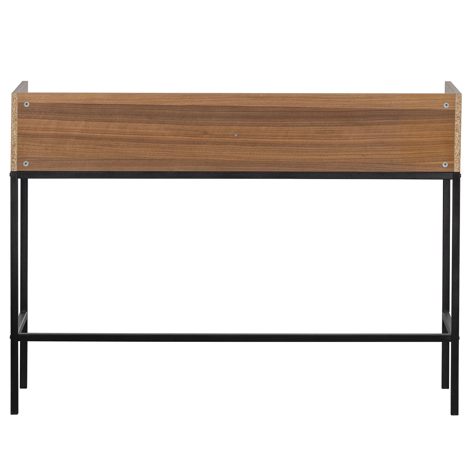 Fredriks Schreibtisch Boonton - Echtholz furniert / Metall - Walnuss / Schwarz 6 Fredriks Schreibtisch Boonton - Echtholz furniert / Metall - Walnuss / Schwarz – Bild 4