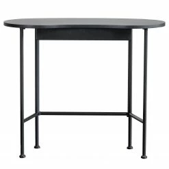 Fredriks Schreibtisch Best - Kiefer massiv / Stahl - Schwarz -BÜROMÖBEL Verkaufsgeschäft 1000299500 211011 08454300068 DETAILS P000000001000299500