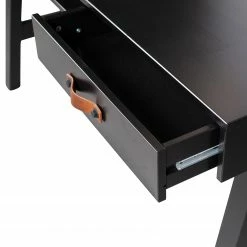 Fredriks Schreibtisch Dural - Kiefer massiv - Schwarz / Vintage Braun -BÜROMÖBEL Verkaufsgeschäft 1000299506 211011 084544000161 DETAILS P000000001000299506