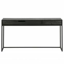 Fredriks Schreibtisch Sion - Esche massiv / Metall - Schwarz -BÜROMÖBEL Verkaufsgeschäft 1000299508 211011 084544000123 DETAILS P000000001000299508