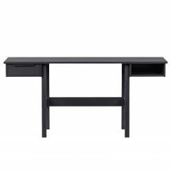 Fredriks Schreibtisch Tewin - Kiefer massiv - Schwarz -BÜROMÖBEL Verkaufsgeschäft 1000299509 211011 08454400131 DETAILS P000000001000299509