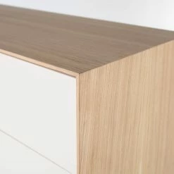 Studio Copenhagen Sideboard Maayka III - Eiche teilmassiv - Mushroom Creme / Eiche Hell -BÜROMÖBEL Verkaufsgeschäft 1000300841 220803 033 DETAILS P000000001000300841