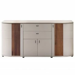 Loftscape Sideboard Saida - Kaschmir / Nussbaum Dekor