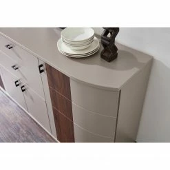 Loftscape Sideboard Saida - Kaschmir / Nussbaum Dekor -BÜROMÖBEL Verkaufsgeschäft 1000300942 211020 13343500083 DETAILS P000000001000300942