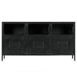 Red Living Sideboard Malita - Metall - Schwarz -BÜROMÖBEL Verkaufsgeschäft 1000304164 211029 123413000138 DETAILS P000000001000304164