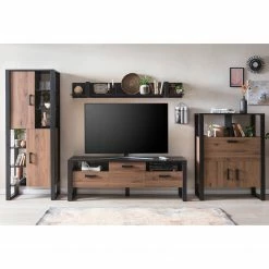 Red Living Regal Norddal I - Nussbaum Dekor / Schwarz -BÜROMÖBEL Verkaufsgeschäft 1000304812 211101 07584900035 MOOD DETAILS P000000001000304812 mood