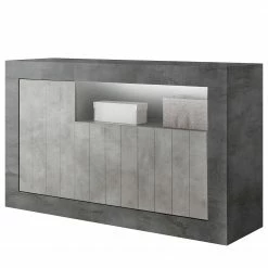 LC Spa Sideboard Urbino II - Hellgrau / Dunkelgrau