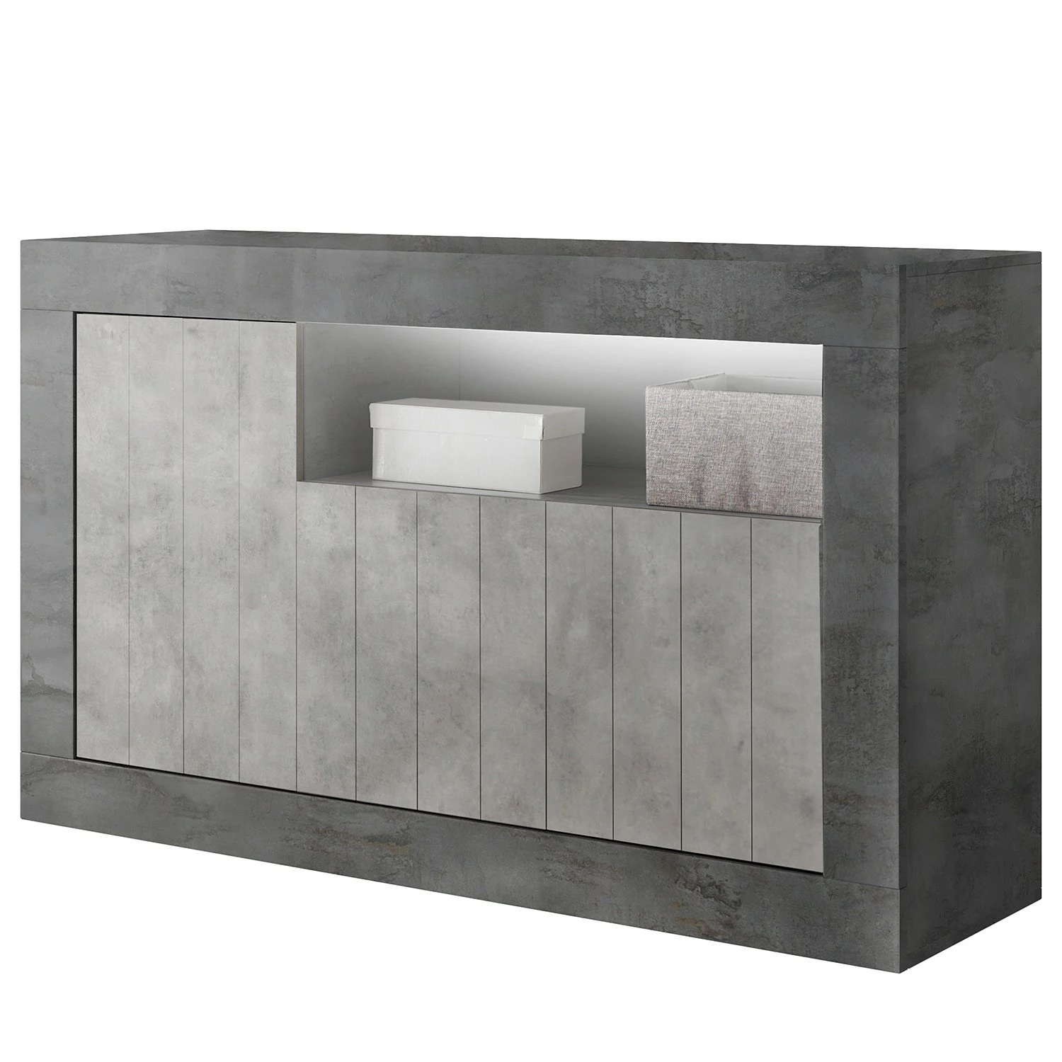 LC Spa Sideboard Urbino II - Hellgrau / Dunkelgrau 3 LC Spa Sideboard Urbino II - Hellgrau / Dunkelgrau