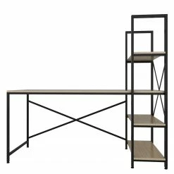 Red Living Schreibtisch-Kombination Living - Eiche Dekor / Schwarz -BÜROMÖBEL Verkaufsgeschäft 1000306594 211115 13512400206 DETAILS P000000001000306594