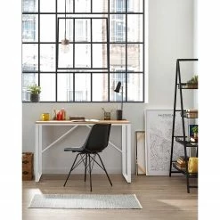 Red Living Schreibtisch Hartney - Eiche Dekor / Weiß -BÜROMÖBEL Verkaufsgeschäft 1000306615 211115 13511400179 MOOD DETAILS P000000001000306615 mood