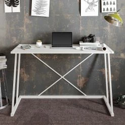 Red Living Schreibtisch Emmett - Weiß -BÜROMÖBEL Verkaufsgeschäft 1000306635 211115 13531500354 MOOD DETAILS P000000001000306635 mood