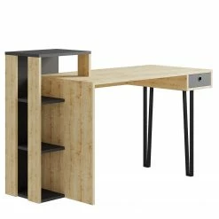 Loftscape Schreibtisch Lerik - Eiche Dekor