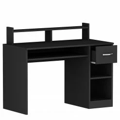 Loftscape Schreibtisch Jens - Schwarz / Silber -BÜROMÖBEL Verkaufsgeschäft 1000306666 211115 13552500541 DETAILS P000000001000306666