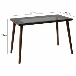 Red Living Schreibtisch Jimo - Kiefer & Buche massiv / Glas - Kiefer Braun / Schwarzglas 15 Red Living Schreibtisch Jimo - Kiefer & Buche massiv / Glas - Kiefer Braun / Schwarzglas -BÜROMÖBEL Verkaufsgeschäft 1000306668 211115 135614001080 SKETCH DETAILS P000000001000306668 sketch